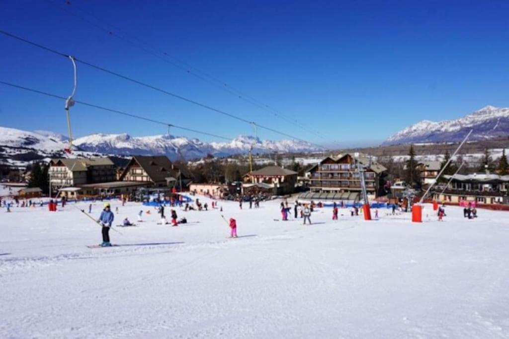Appart Tres Ensoleille 5-6 Pers Au Pied Des Pistes Ancelle Buitenkant foto